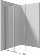 Ścianki i drzwi prysznicowe - Deante Prizma Ścianka prysznicowa walk-in - przesuwna stal szczotkowana KTJ_F32R 120cm - miniaturka - grafika 1