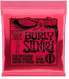Ernie Ball Burly Slinky Nickelwound Electric Guitar Strings 11-52 Gauge P02226 - Struny gitarowe  - miniaturka - grafika 1