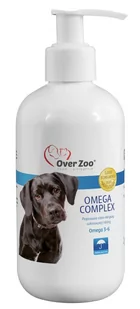 Over Zoo Omega-Vit 250ml Suplement diety - poprawa sierści i skóry - Suplementy i witaminy dla kotów - miniaturka - grafika 1