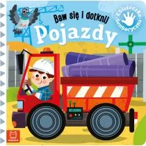 Baw się i dotknij Pojazdy Książeczka sensoryczna Nowa - Rolnictwo i przemysł - miniaturka - grafika 1