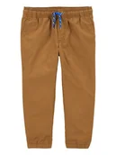 Spodenki dla niemowląt - carter's Jegginsy w kolorze jasnobrązowym - miniaturka - grafika 1