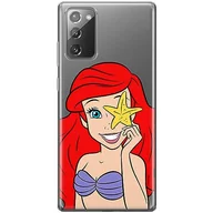 Etui i futerały do telefonów - ERT GROUP etui na telefon Samsung GALAXY NOTE 20, case oryginalny i oficjalnie licencjonowany przez Disney, wzór Ariel 009, optymalnie dopasowane, plecki z TPU częściowo przeźroczyste - miniaturka - grafika 1