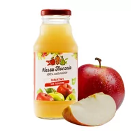 Soki i napoje niegazowane - Sok Jabłkowy 100% Tłoczony 330 ml Nasza Tłocznia - miniaturka - grafika 1