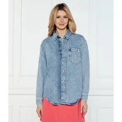 Koszule damskie - Calvin Klein Jeans Jeansowa koszula DAD | Relaxed fit - miniaturka - grafika 1