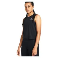 Koszulki sportowe damskie - Top treningowy damski Under Armour Rush Energy Crop Tank - miniaturka - grafika 1