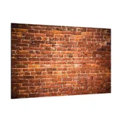 Biuro i firma OUTLET - OUTLET Obraz szklany CEGŁA MUR CEGLANY 90x60cm ozdobna szklana tablica magnetyczna - miniaturka - grafika 1