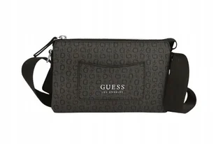 GUESS TOREBKA DAMSKA KLASYCZNA CZARNA Z NAPISEM G_A - Torebki damskie - miniaturka - grafika 1