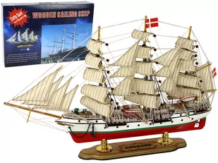 Statek Łódź Drewniana Kolekcjonerski Żaglowiec Okręt - Modele zdalnie sterowane - miniaturka - grafika 1