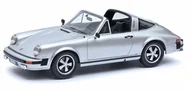 Samochody i pojazdy dla dzieci - Schuco Porsche 911 Targa Silver 1:18 450029800 - miniaturka - grafika 1