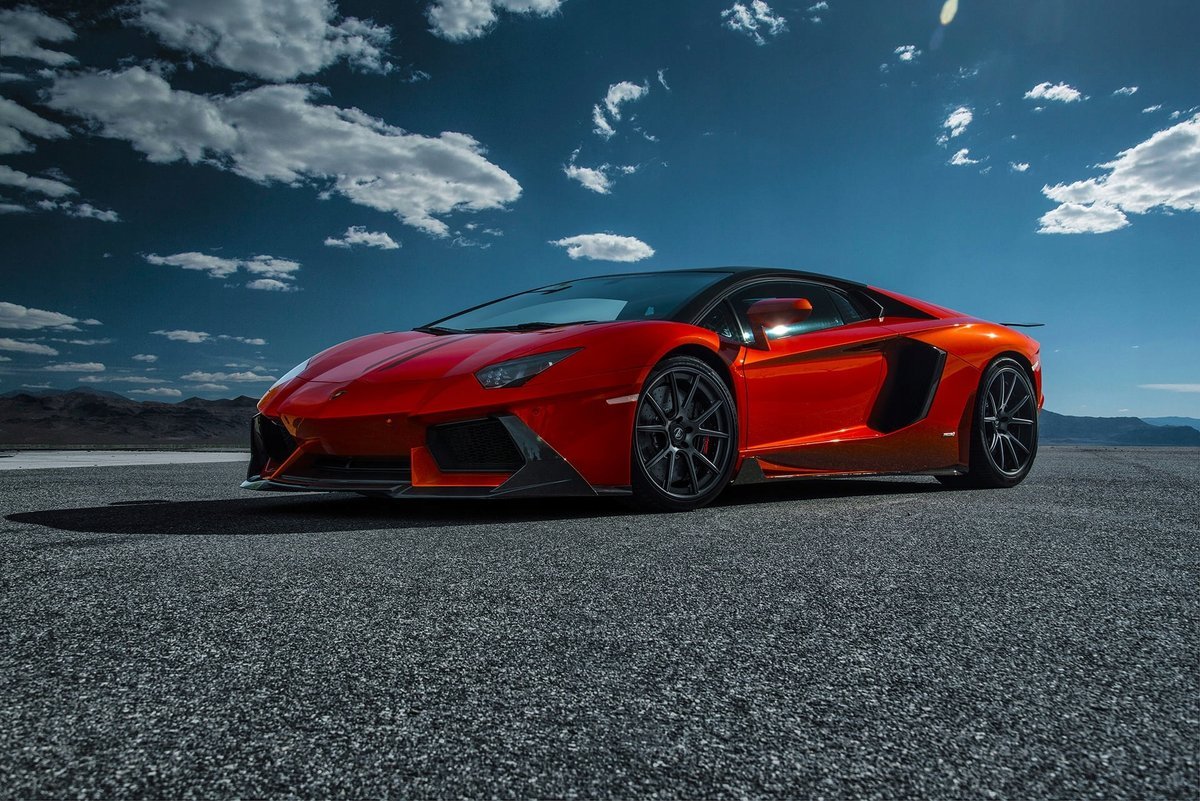 PODKŁADKA POD MYSZ Nadruk 22x18 cm Sportowy Samochód Lamborghini Prezent