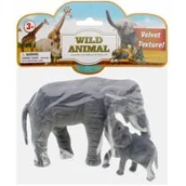 Figurki dla dzieci - Zwierzęta flokowane mama i dziecko - miniaturka - grafika 1