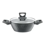 Garnki - Ambition DIAMOND GARNEK 1,9 L Z POKRYWKĄ 20 CM POWŁOKA QUALUM BASIC STONE INDUKCJA 80043 - miniaturka - grafika 1