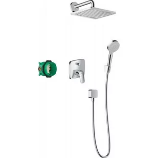 Hansgrohe Crometta E zestaw prysznicowy podtynkowy chrom 27957000 - Zestawy prysznicowe - miniaturka - grafika 1