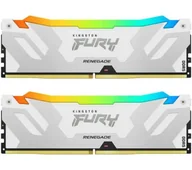Pamięci RAM - Kingston FURY Renegade RGB DDR5 48GB 2 x 24GB 8400 CL40 Biało-srebrny KF584CU40RWAK2-48 - miniaturka - grafika 1