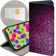 Etui i futerały do telefonów - ETUI Z KLAPKĄ DO IPHONE 7 PLUS / 8 PLUS WZORY BROKAT BROKATOWE BŁYSZCZĄCE - miniaturka - grafika 1