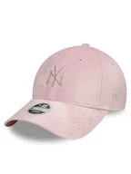 Czapki i chusty sportowe męskie - New Era Czapka z daszkiem New York Yankees Diamante Velour 9Forty 60595353 Różowy - miniaturka - grafika 1