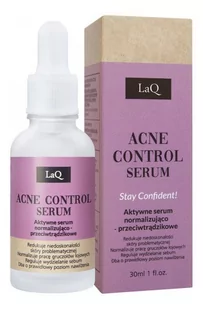 LaQ Acne Control Serum Aktywne Serum normalizująco - przeciwtrądzikowe Stay Confident! 30ml - Pozostałe kosmetyki do pielęgnacji twarzy - miniaturka - grafika 1