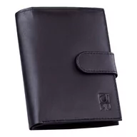 Portfele - SKÓRZANY PORTFEL MĘSKI DUŻY OCHRONA KART DIPIU - miniaturka - grafika 1