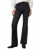 Spodnie damskie - Jeansy Wrangler Fierce Flare 112362622 Constellation W 28 / L 30 - miniaturka - grafika 1