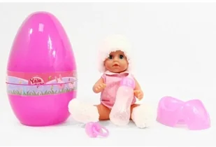 Fl1 Lalka 25cm zestaw z nocnikiem w jaju YL1886K 09011 - Lalki dla dziewczynek - miniaturka - grafika 1