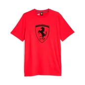 Koszulki męskie - Koszulka męska Puma FERRARI RACE TONAL BIG SHIELD czerwona 62095102-M - miniaturka - grafika 1