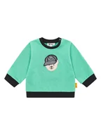 Bluzy i sweterki niemowlęce - Steiff Bluza w kolorze zielonym - miniaturka - grafika 1