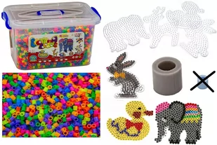 Koraliki Do Prasowania Zestaw Prasowanki 6000 Koralików W Skrzyni Fluorescencyjne Duże 1Cm - Prace ręczne dla dzieci Koraliki Do Prasowania Zestaw Prasowanki 6000 Koralików W Skrzyni Fluorescencyjne Duże 1Cm - Prace ręczne dla dzieci - miniaturka - grafika 1