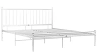 Łóżka - Białe industrialne metalowe łóżko małżeńskie 200x200 cm K6-D54 - miniaturka - grafika 1