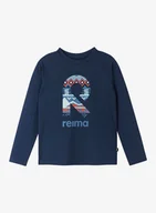 Bluzki dla dziewczynek - Bluza dziewczęca Reima Koulussa - navy - miniaturka - grafika 1