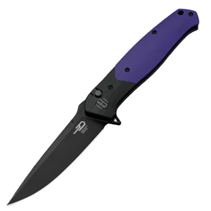 Nóż składany Bestech Swordfish Black/Purple G10, Black PVD 14C28N (BG62C) - Noże - miniaturka - grafika 1