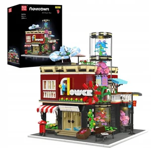 Zestaw klocków SKLEP Z KWIATAMI mould king 16056 DUŻA KWIACIARNIA ŚWIATŁO - Klocki - miniaturka - grafika 1