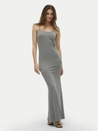 Sukienki - Vero Moda Sukienka letnia Sharon 10322285 Szary Slim Fit - miniaturka - grafika 1