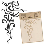 Szablony malarskie - Nakleo szablon malarski wielokrotny // ORNAMENT SECESYJNY CRAFT #2 - A4 (21x30cm) - miniaturka - grafika 1