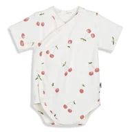 Body dla niemowląt - Body kopertowe z krótkim rękawem CHERRIES 56 - miniaturka - grafika 1