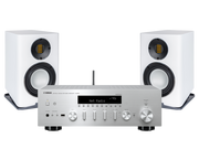 Zestawy stereo - Yamaha R-N602 srebrny + CARINA BS243.4 biały - miniaturka - grafika 1