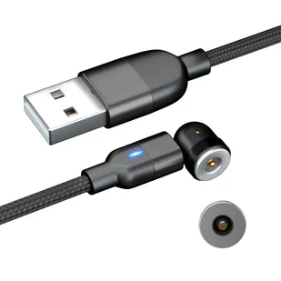 1M KABEL MAGNETYCZNY OBROTOWY 540 1-pin 1 ADAPTER - Adaptery i przejściówki - miniaturka - grafika 1