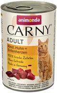 Mokra karma dla kotów - Animonda Carny Adult, 6 x 400 g - Wołowina, kurczak i serca kacze - miniaturka - grafika 1