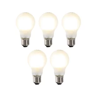 LUEDD Zestaw 5 ściemnialnych żarówek LED E27 A60 7W 806 lm 2700 K. - Żarówki LED - miniaturka - grafika 1