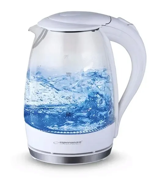 Czajnik Szklany Podświetlany Angel 1.7 L Biały