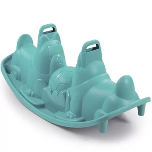 SMOBY Bujak Huśtawka Piesek Niebieski Trzyosobowy - Skoczki dla dzieci - miniaturka - grafika 1