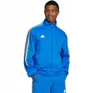 Bluzy męskie - Bluza męska adidas House of Tiro Nations Pack niebieska IY4495 L - miniaturka - grafika 1