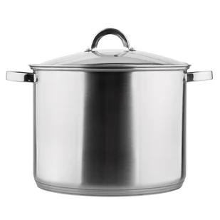 Garnek pokrywką szklaną Fabio stal nierdzewna 30 cm 15 l - Garnki - miniaturka - grafika 1