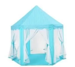 Sześciokątny namiot dla dzieci do domu / ogrodu - niebieski - Namioty i tipi dla dzieci - miniaturka - grafika 1