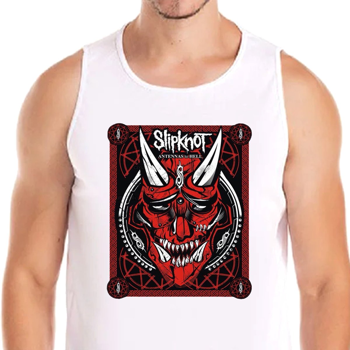3349 TANK KOSZULKA SLIPKNOT ROCK Heavy Metal HORROR XXL