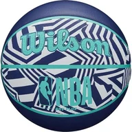 Koszykówka - Piłka koszykowa WILSON NBA DRV PLUS DAZZLE CAMO BSKT INDIGO (Rozmiar 6) - miniaturka - grafika 1