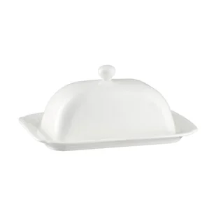 Maselnica porcelanowa 21 cm x 14,5 cm WHITE PRINCESS - Inne naczynia kuchenne - miniaturka - grafika 1