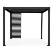 Kratki i pergole - Panel do pergoli PREMIUM Anthracite, szer. 123,5cm - Gutroof - miniaturka - grafika 1