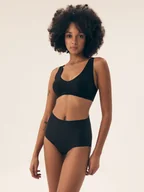 Majtki damskie - Majtki z wyższym stanem Bump 2-pak Henderson czarny, mauve S - miniaturka - grafika 1