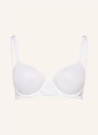 Biustonosze - Calvin Klein Biustonosz Usztywniany Sheer Marquisette weiss - miniaturka - grafika 1