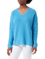 Swetry damskie - Camel Active Womenswear Sweter Damski, Skyblue, XXL - miniaturka - grafika 1